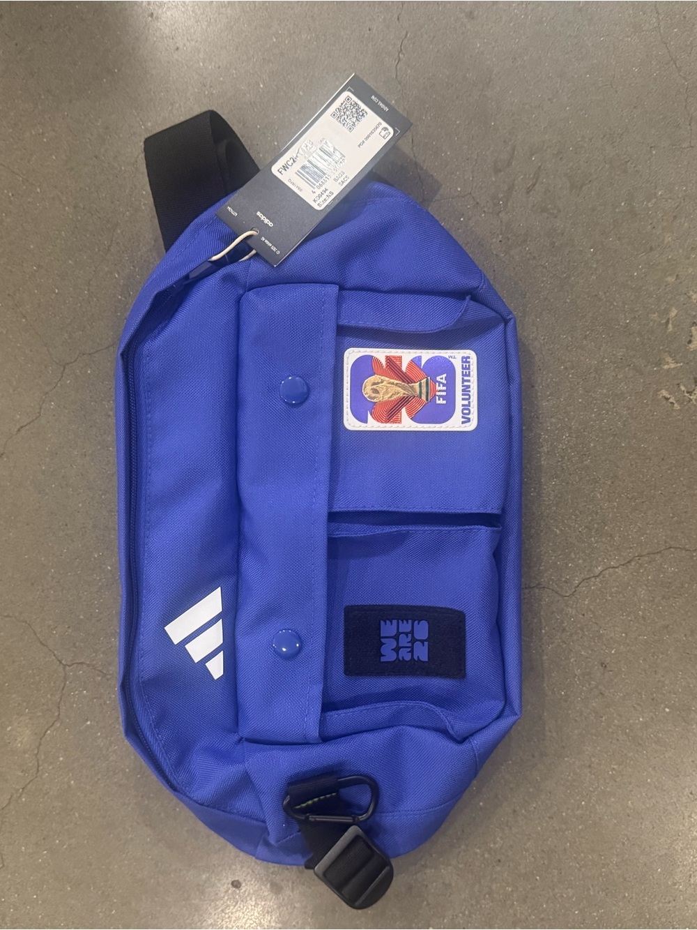 adidas FIFA 2026 Sling Belt Bag with Volunteer Patch